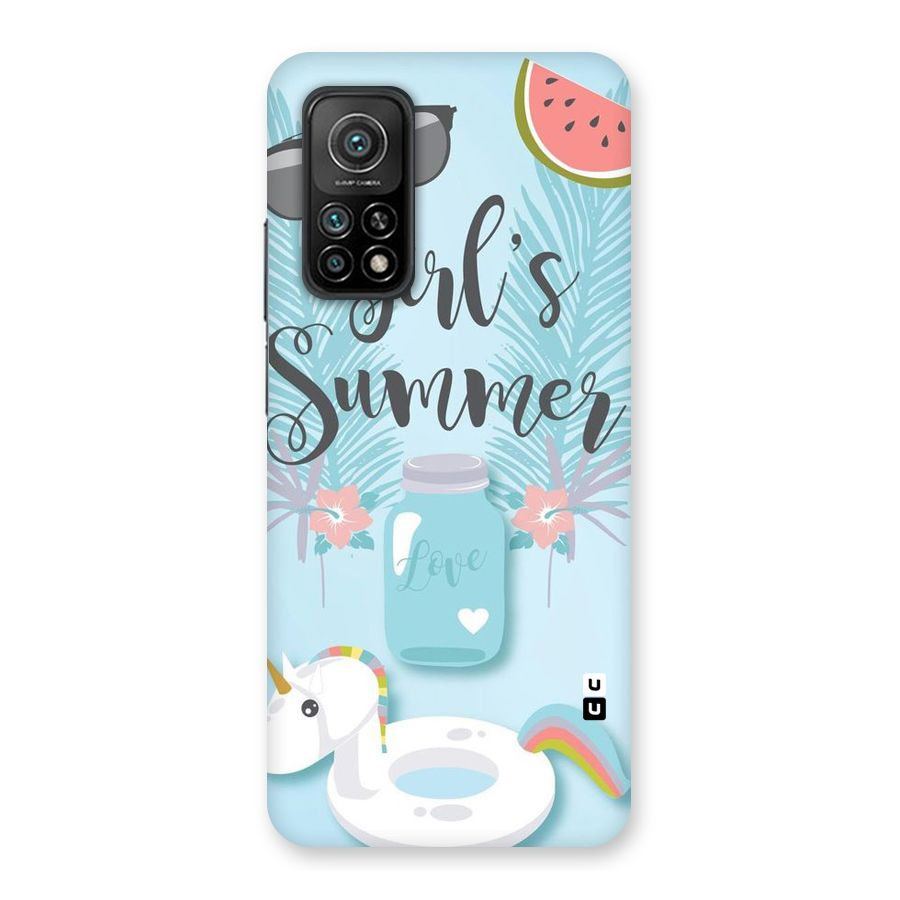 Girls Summer Back Case for Mi 10T Pro 5G