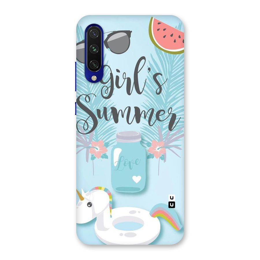 Girls Summer Back Case for Mi A3