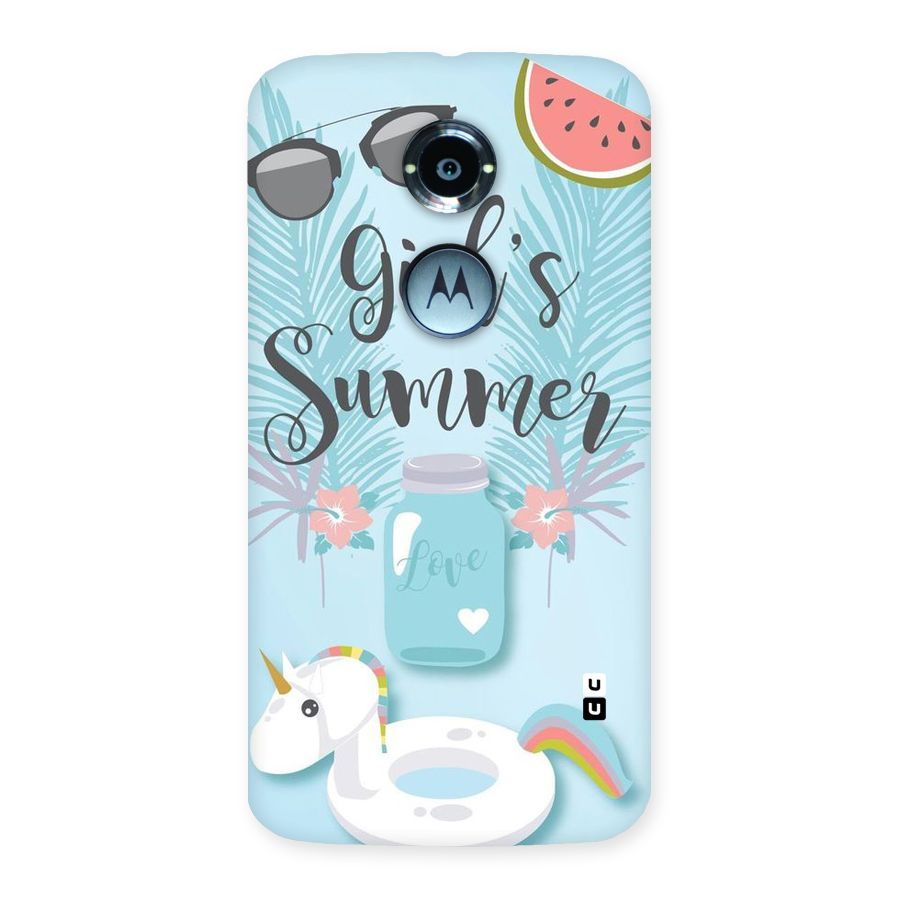 Girls Summer Back Case for Moto X 2nd Gen