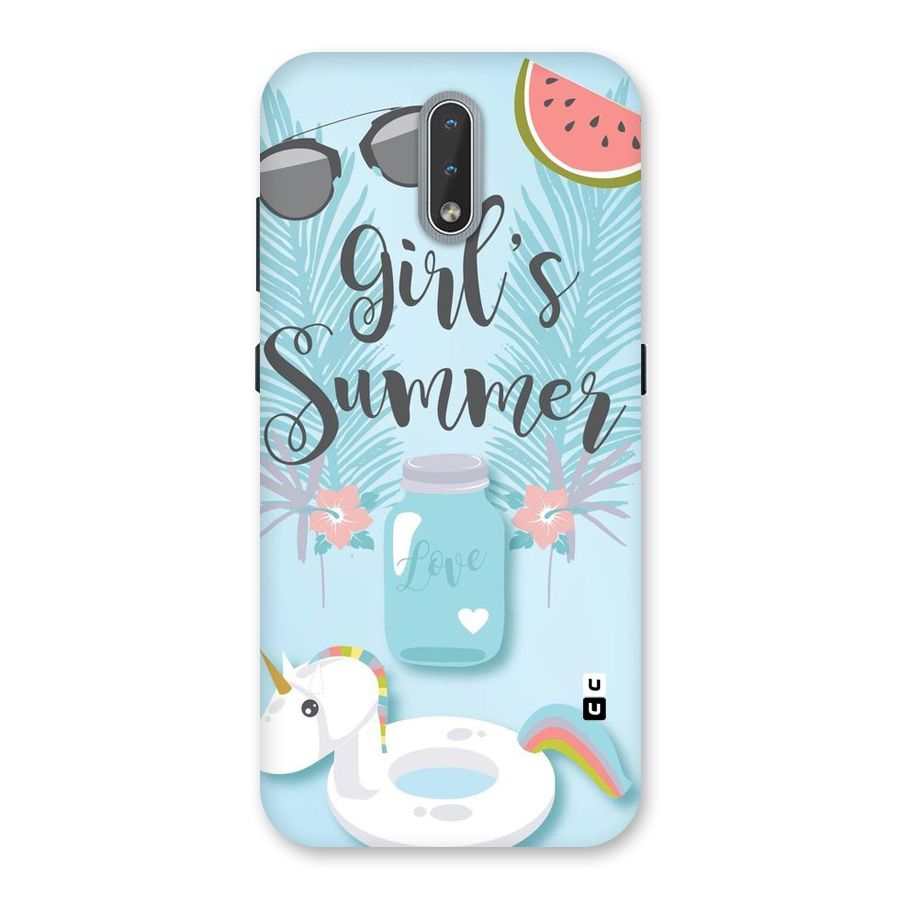 Girls Summer Back Case for Nokia 2.3