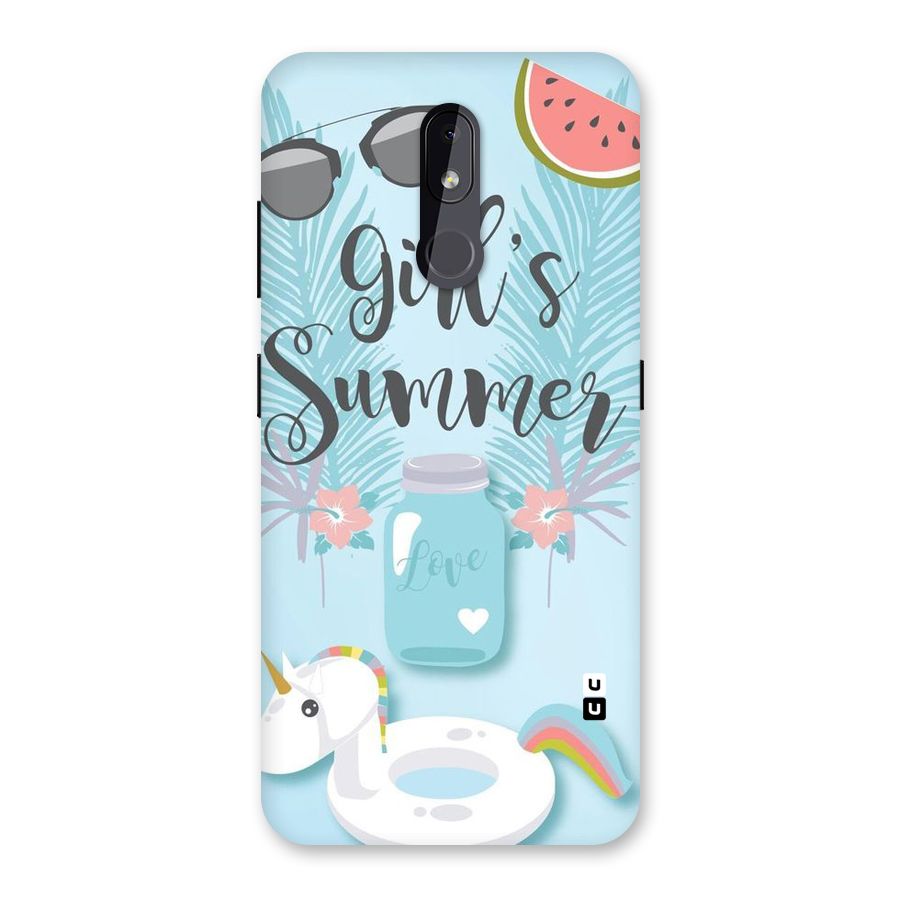 Girls Summer Back Case for Nokia 3.2