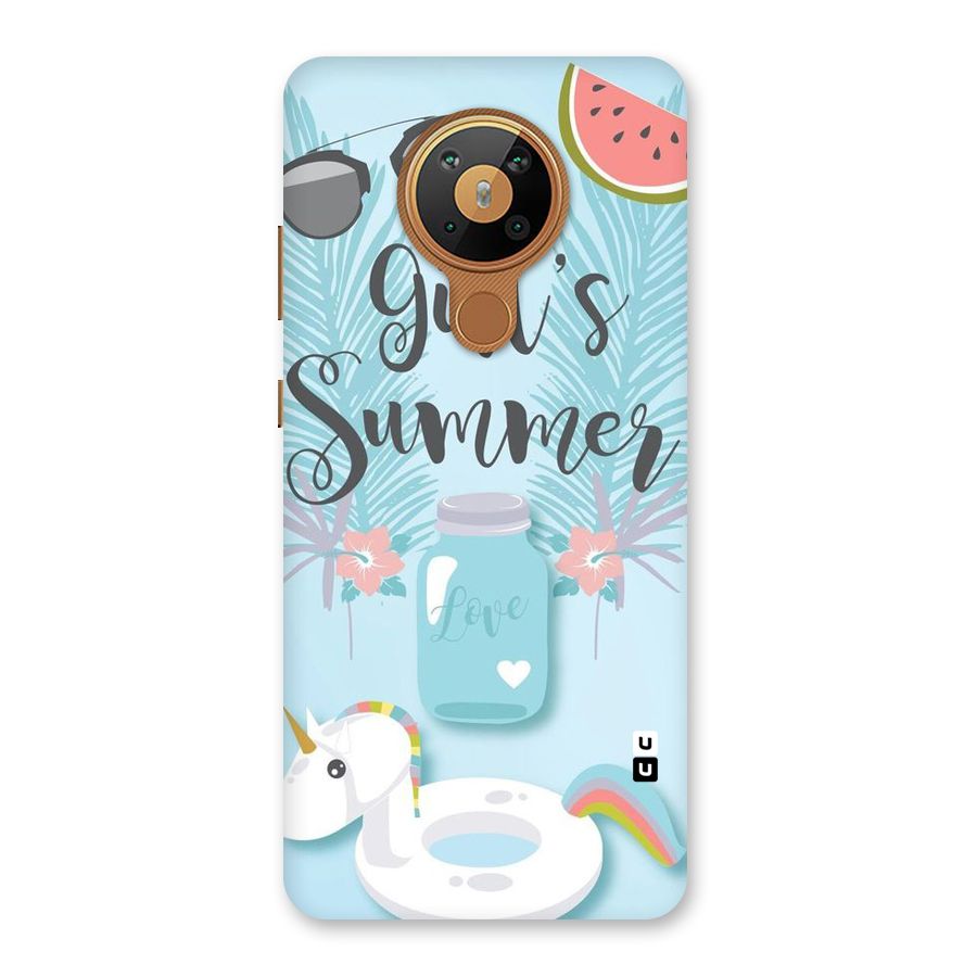 Girls Summer Back Case for Nokia 5.3