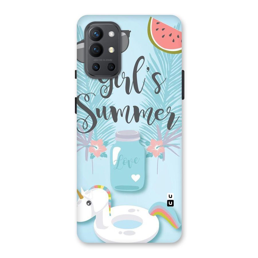 Girls Summer Back Case for OnePlus 9R