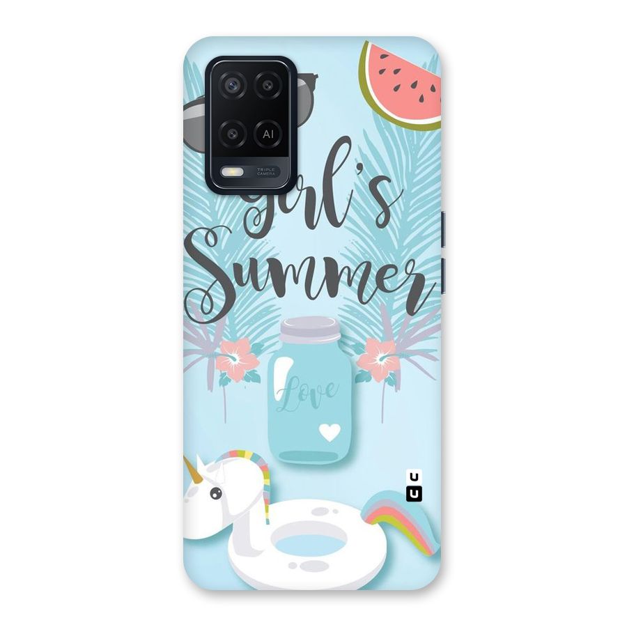 Girls Summer Back Case for Oppo A54