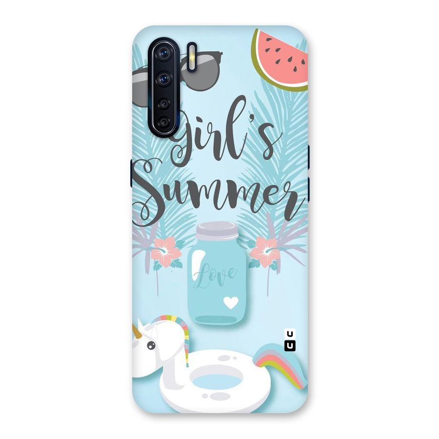 Girls Summer Back Case for Oppo F15