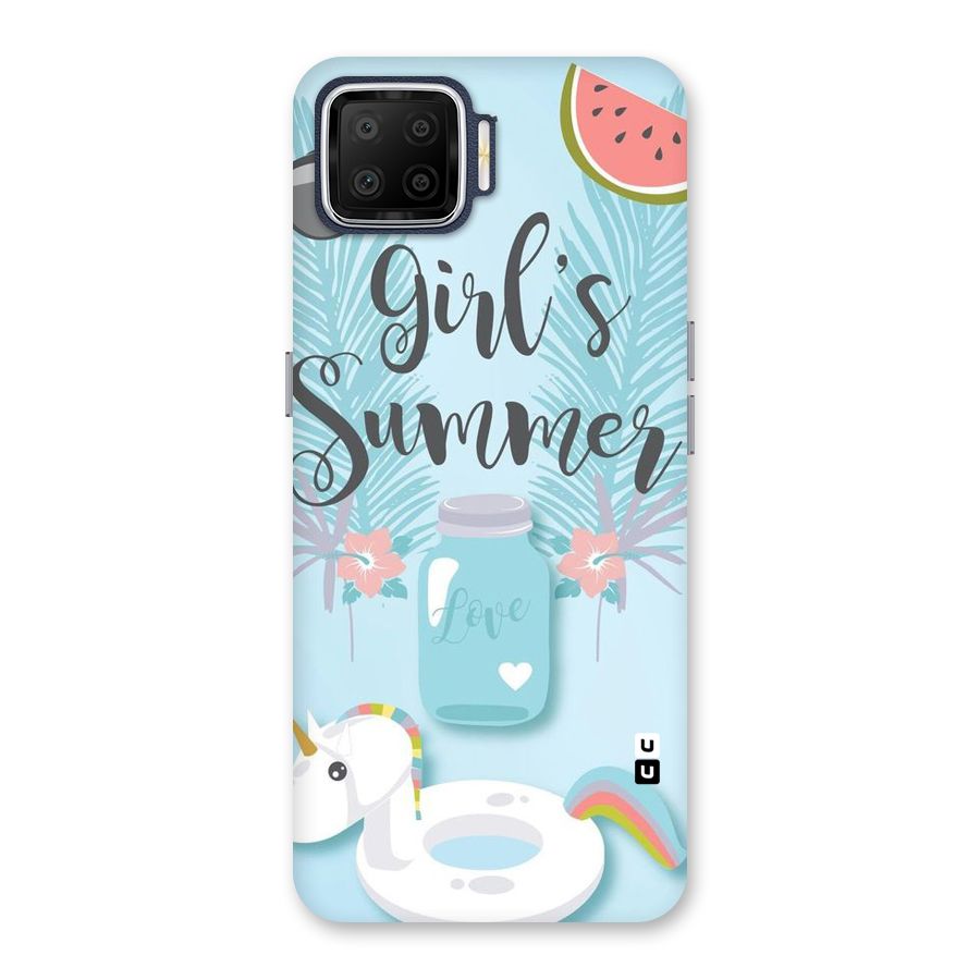 Girls Summer Back Case for Oppo F17