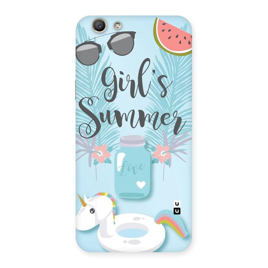 Girls Summer Back Case for Oppo F1s