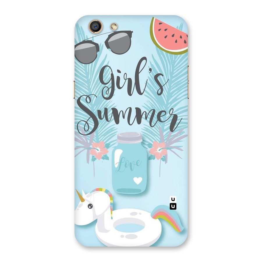Girls Summer Back Case for Oppo F3
