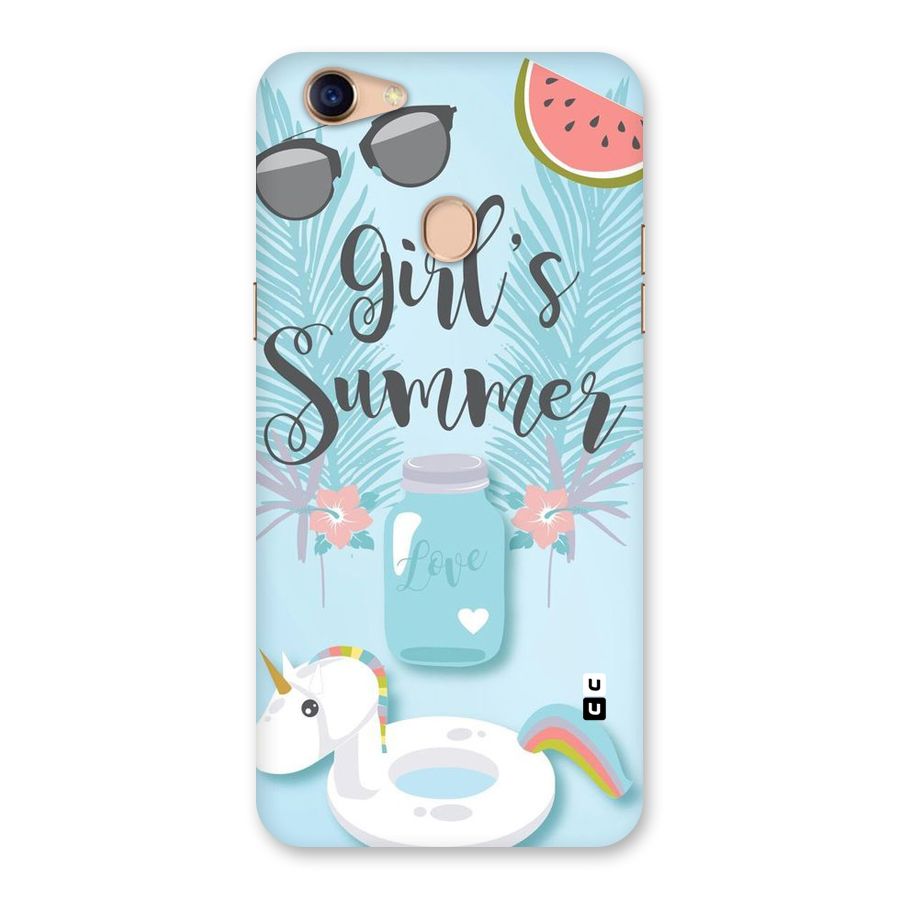 Girls Summer Back Case for Oppo F5