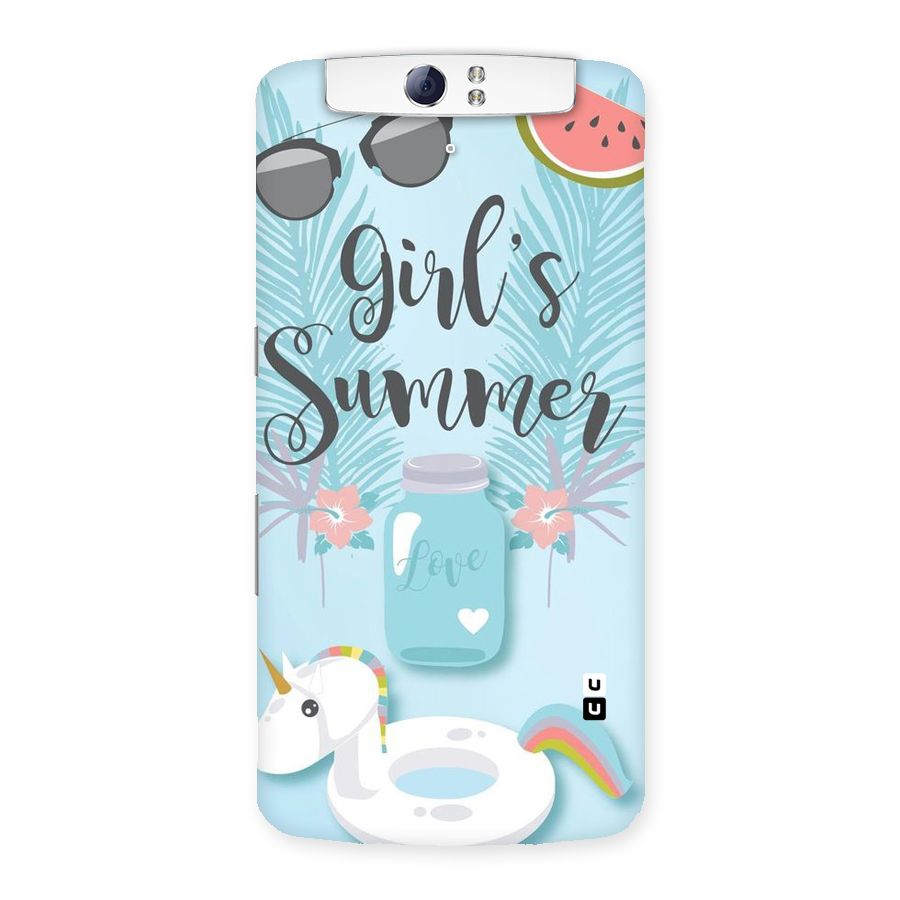Girls Summer Back Case for Oppo N1
