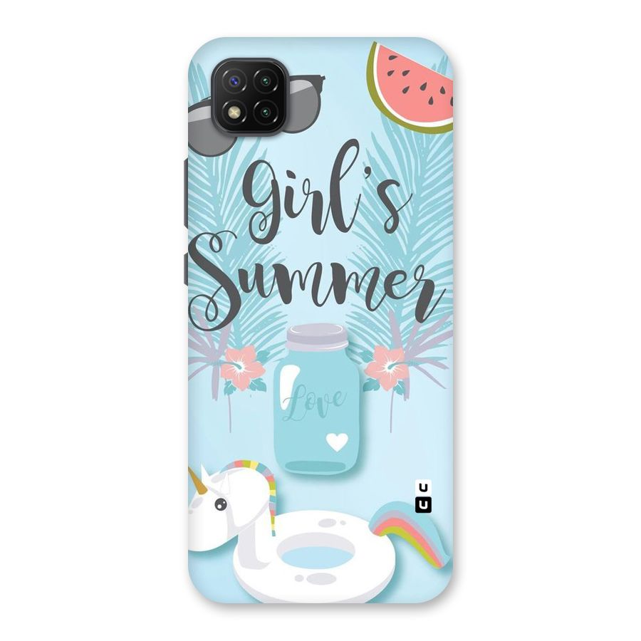 Girls Summer Back Case for Poco C3