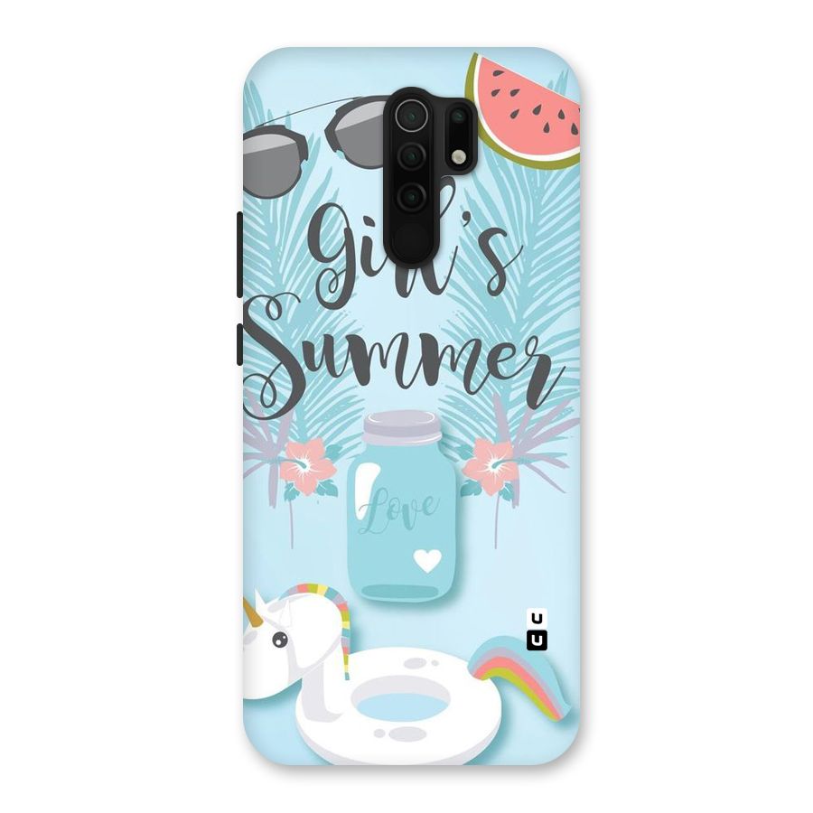 Girls Summer Back Case for Poco M2