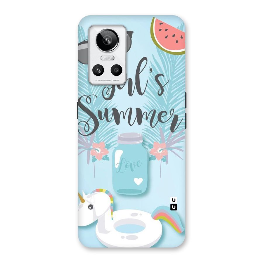 Girls Summer Back Case for Realme GT Neo 3