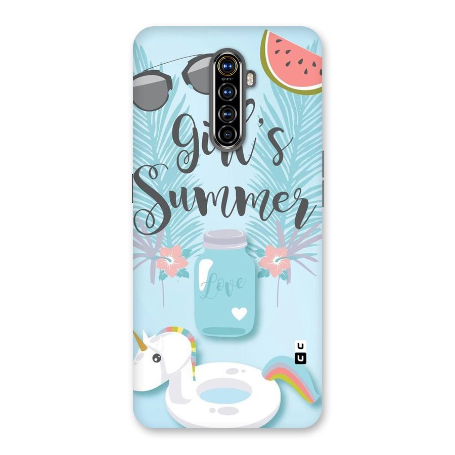Girls Summer Back Case for Realme X2 Pro