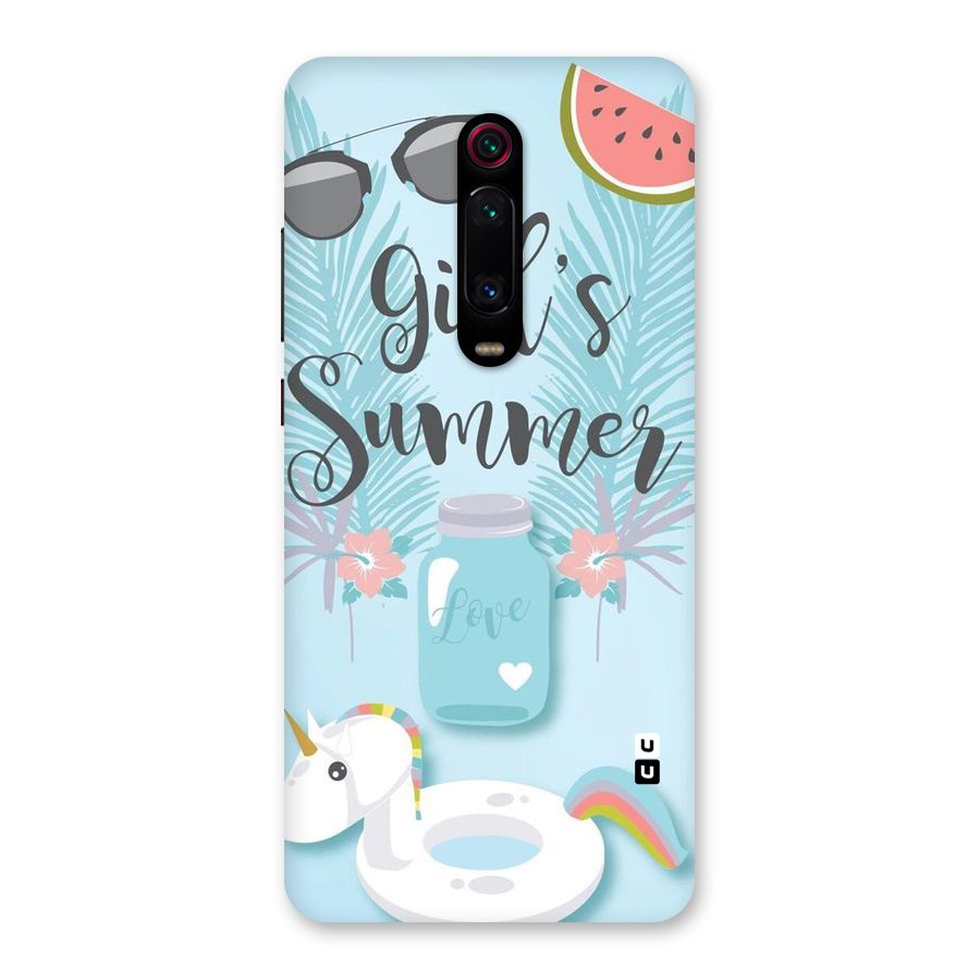 Girls Summer Back Case for Redmi K20