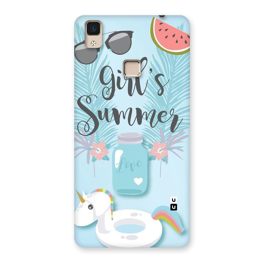 Girls Summer Back Case for V3 Max