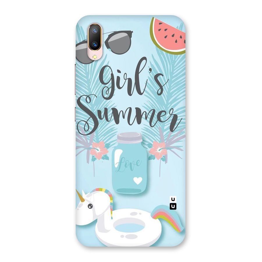 Girls Summer Back Case for Vivo V11 Pro