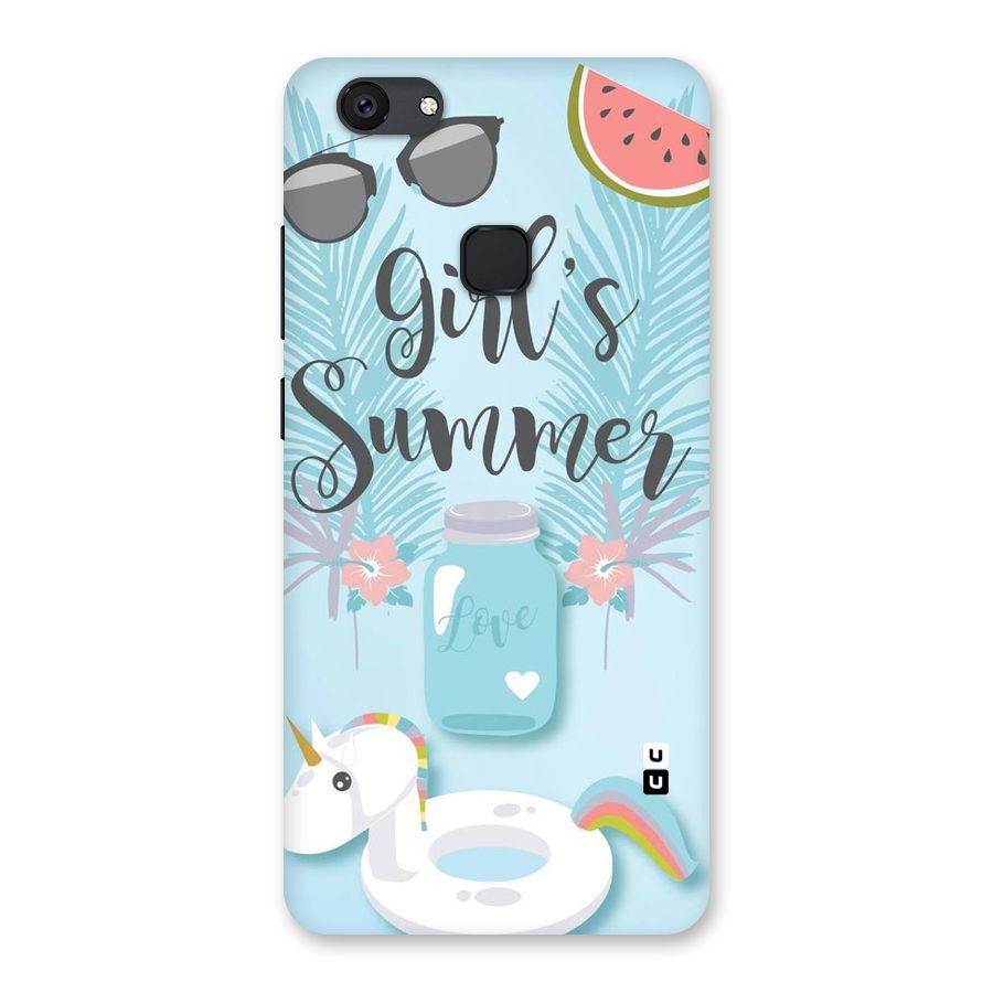 Girls Summer Back Case for Vivo V7 Plus
