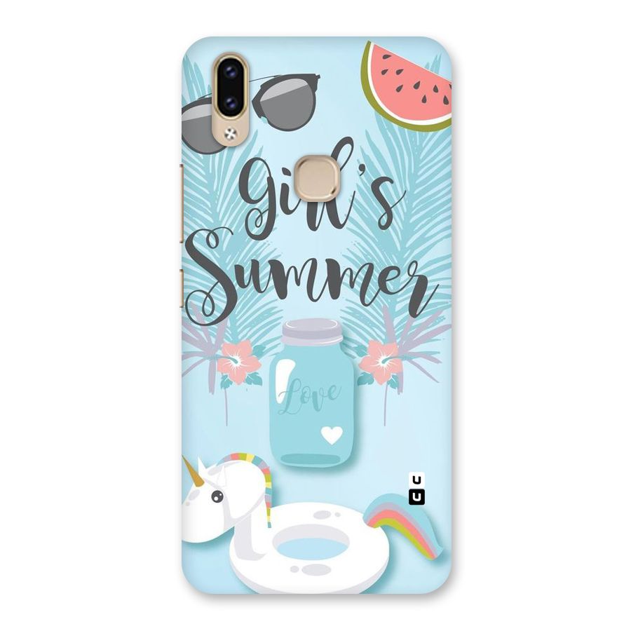 Girls Summer Back Case for Vivo V9 Youth