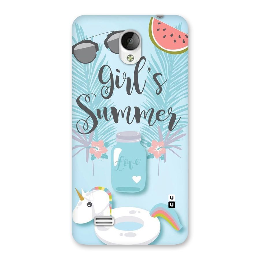 Girls Summer Back Case for Vivo Y21