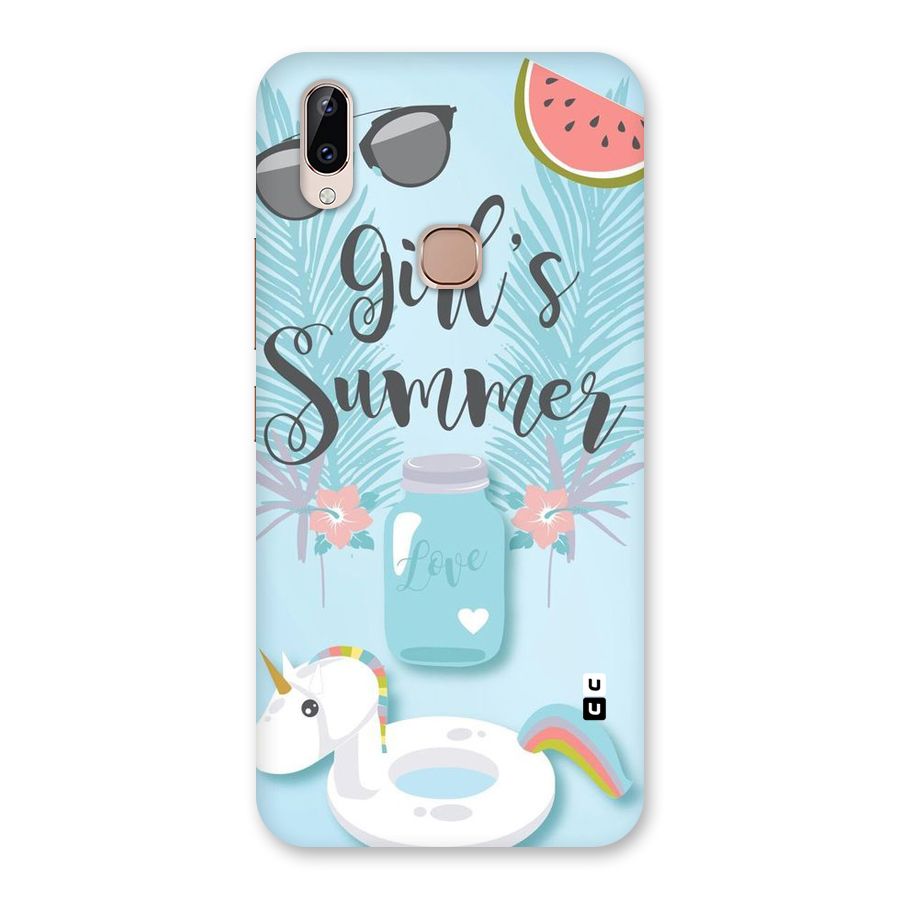 Girls Summer Back Case for Vivo Y83 Pro