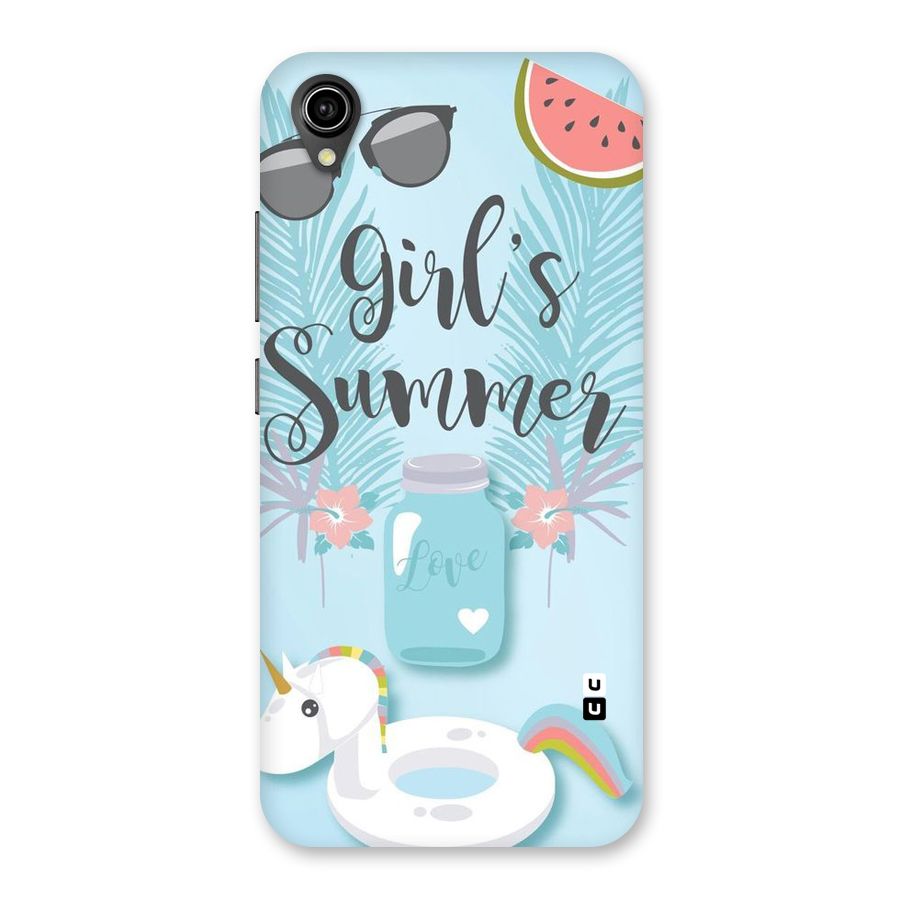 Girls Summer Back Case for Vivo Y90