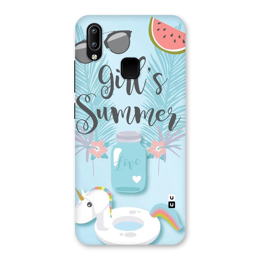 Girls Summer Back Case for Vivo Y93