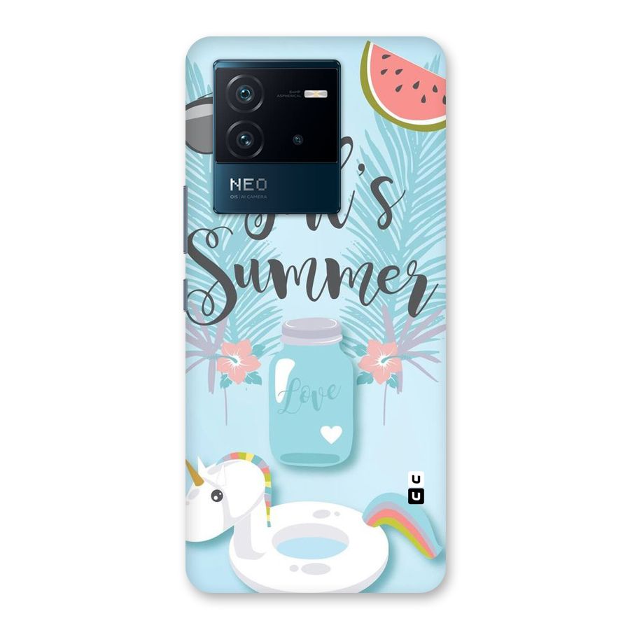 Girls Summer Back Case for Vivo iQOO Neo 6 5G