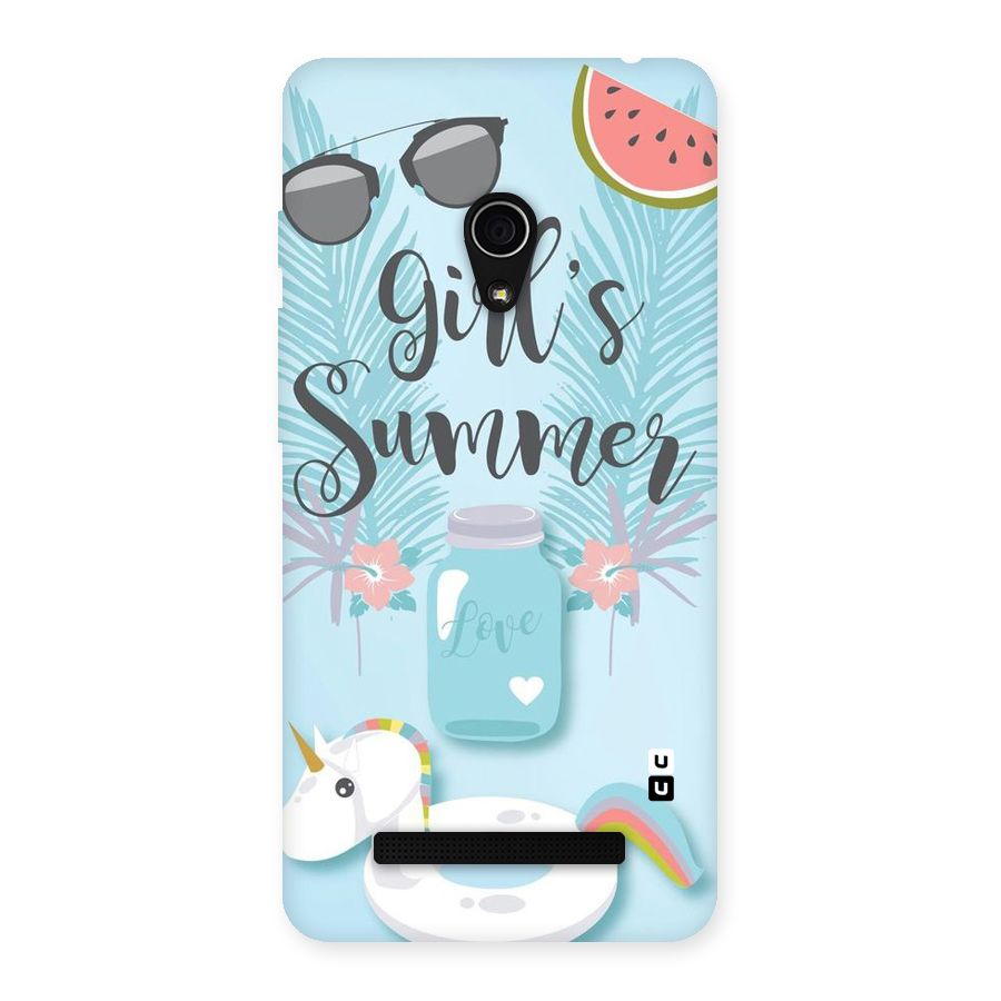Girls Summer Back Case for Zenfone 5
