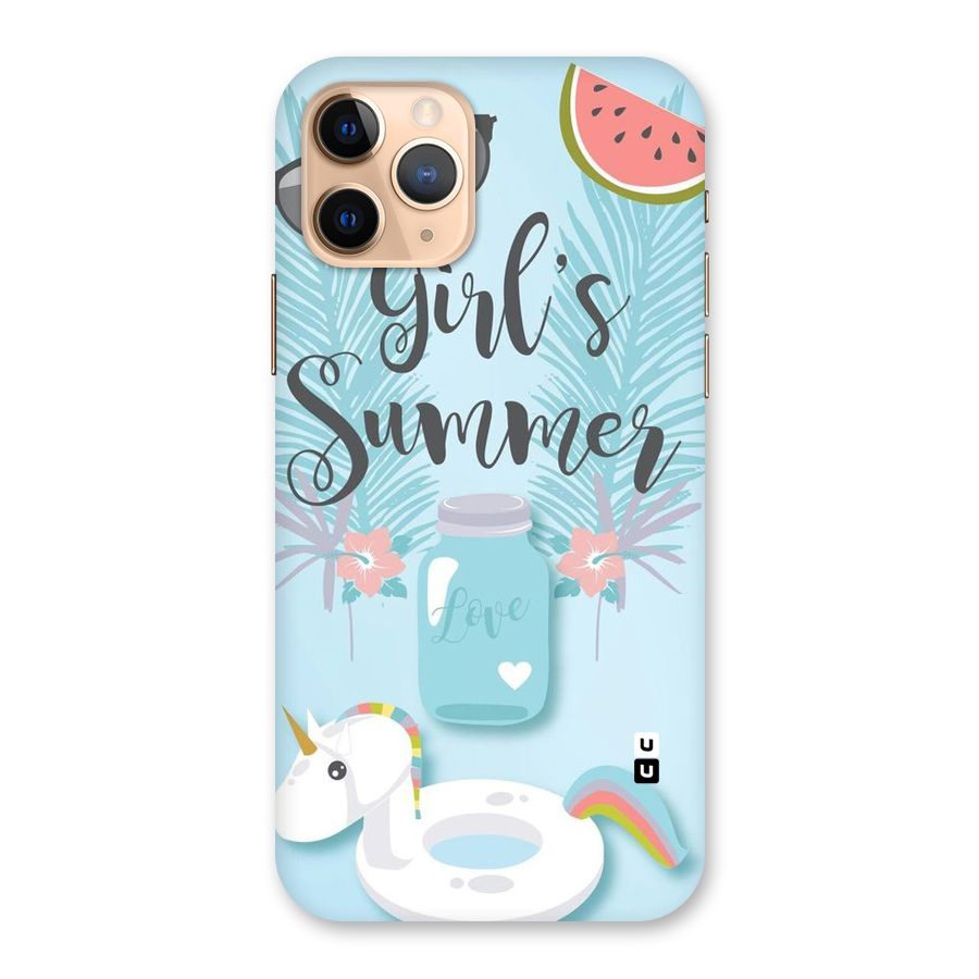 Girls Summer Back Case for iPhone 11 Pro