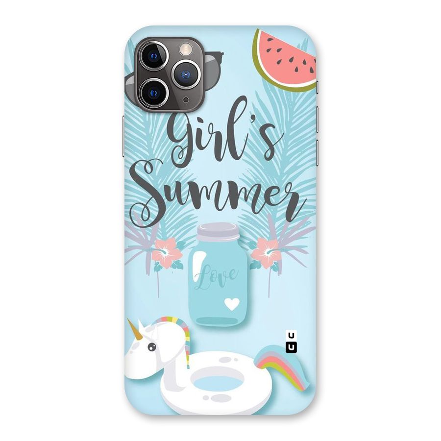 Girls Summer Back Case for iPhone 11 Pro Max