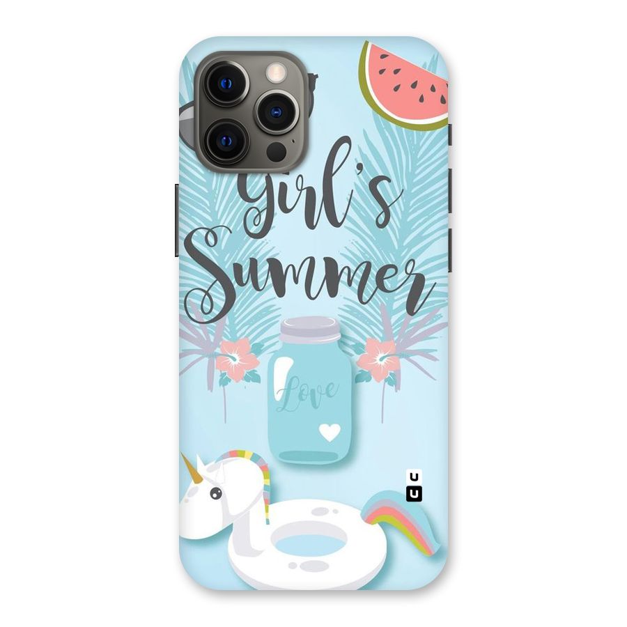Girls Summer Back Case for iPhone 12 Pro Max