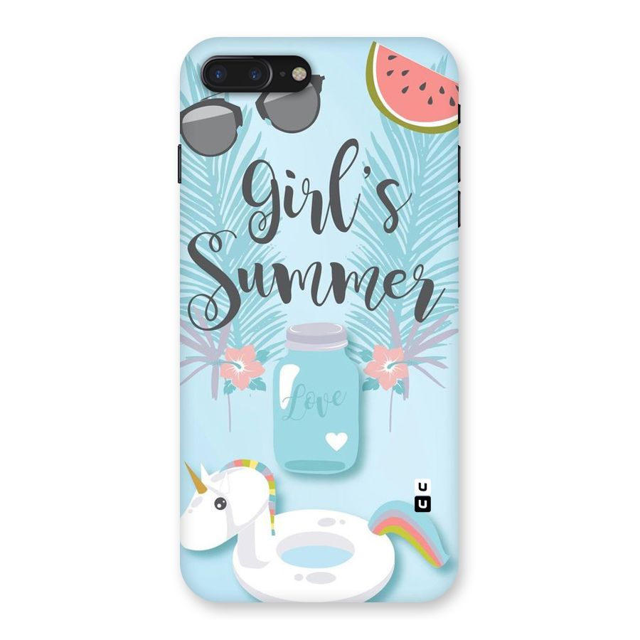 Girls Summer Back Case for iPhone 7 Plus