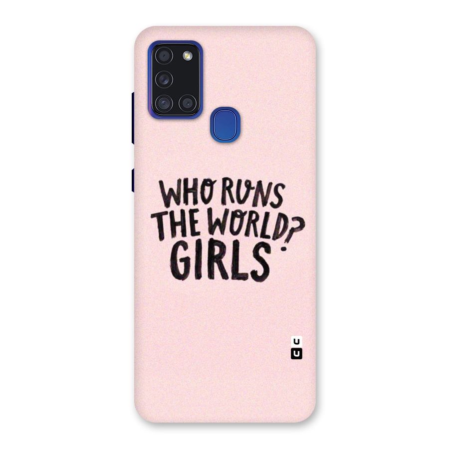 Girls World Back Case for Galaxy A21s