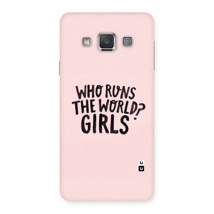 Girls World Back Case for Galaxy A3