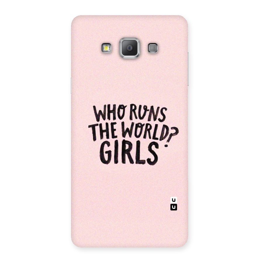 Girls World Back Case for Galaxy A7