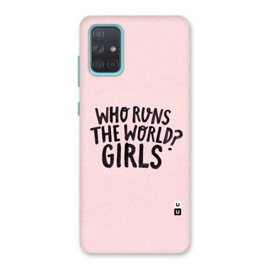 Girls World Back Case for Galaxy A71