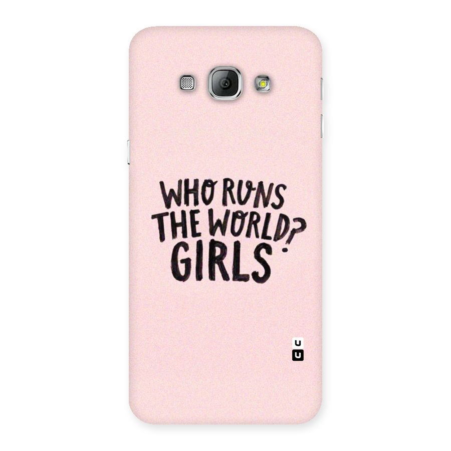 Girls World Back Case for Galaxy A8