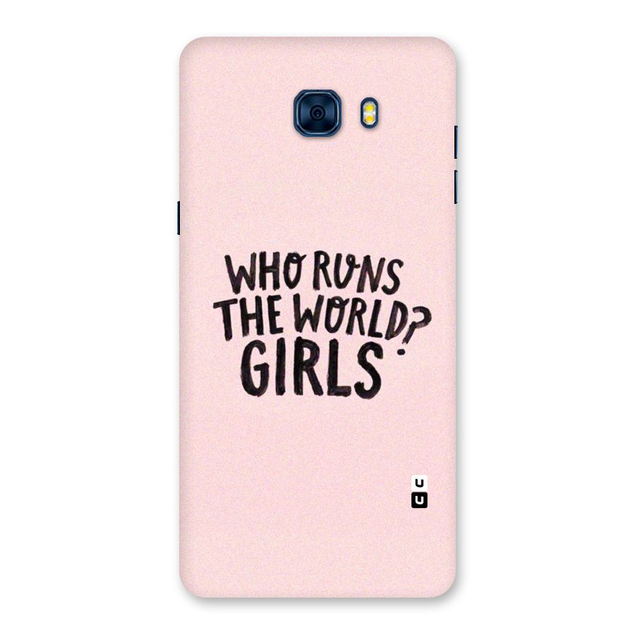 Girls World Back Case for Galaxy C7 Pro