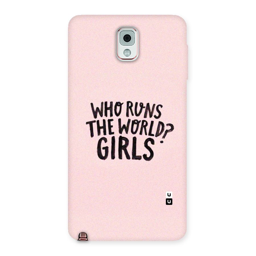 Girls World Back Case for Galaxy Note 3