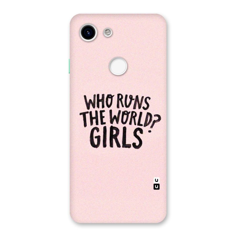 Girls World Back Case for Google Pixel 3