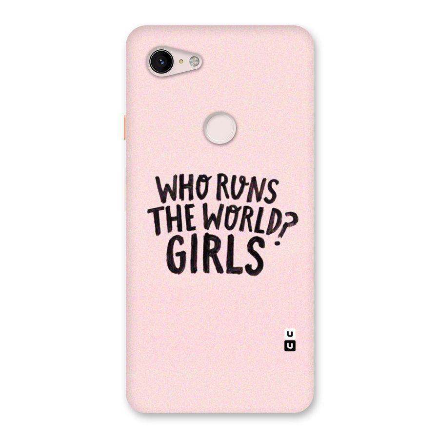 Girls World Back Case for Google Pixel 3 XL