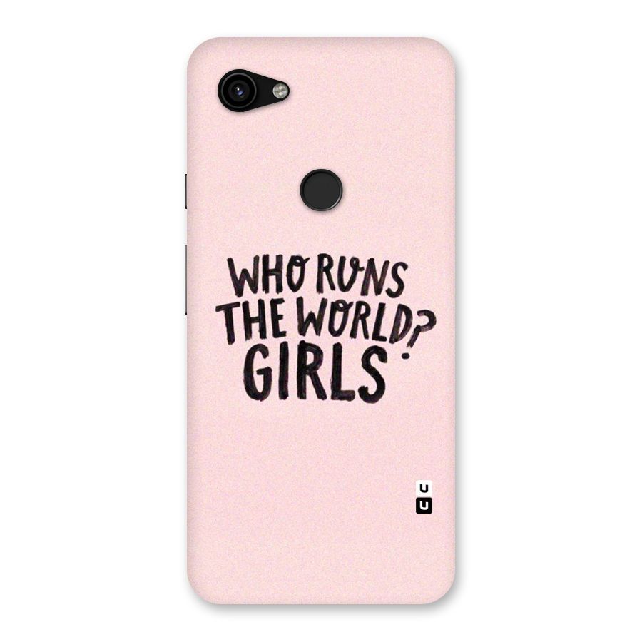 Girls World Back Case for Google Pixel 3a XL