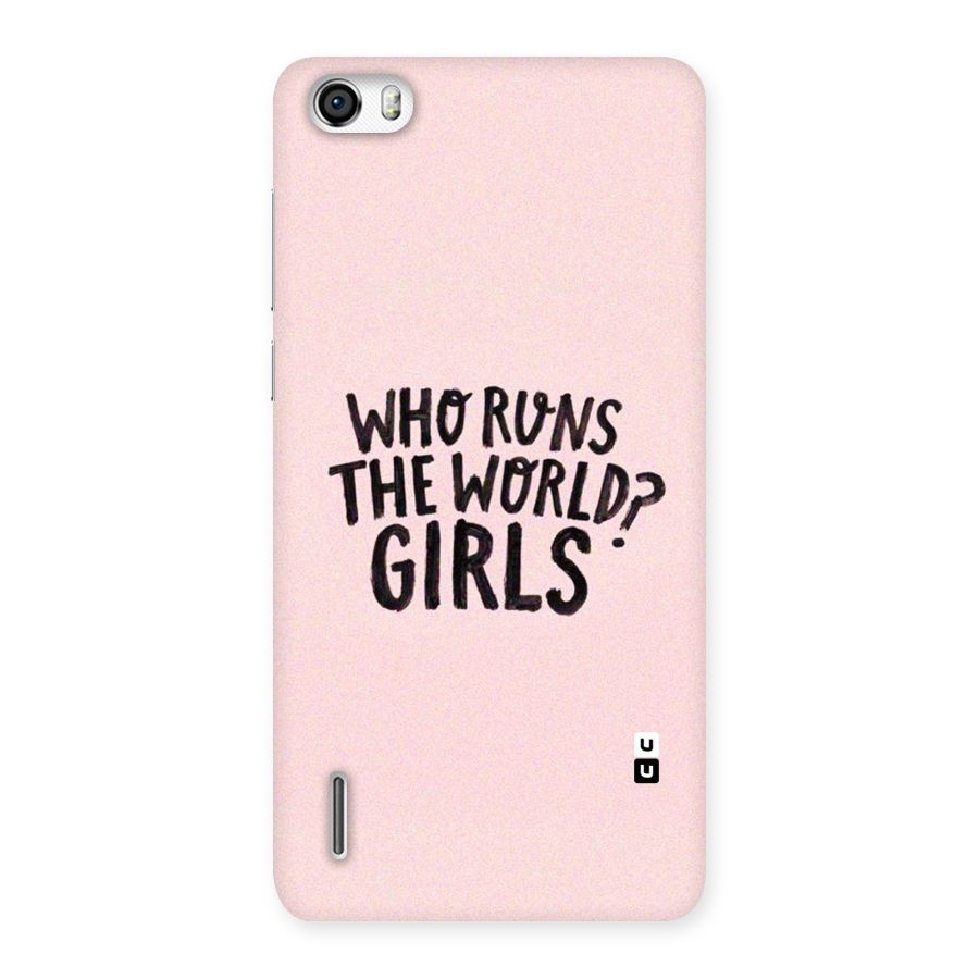 Girls World Back Case for Honor 6