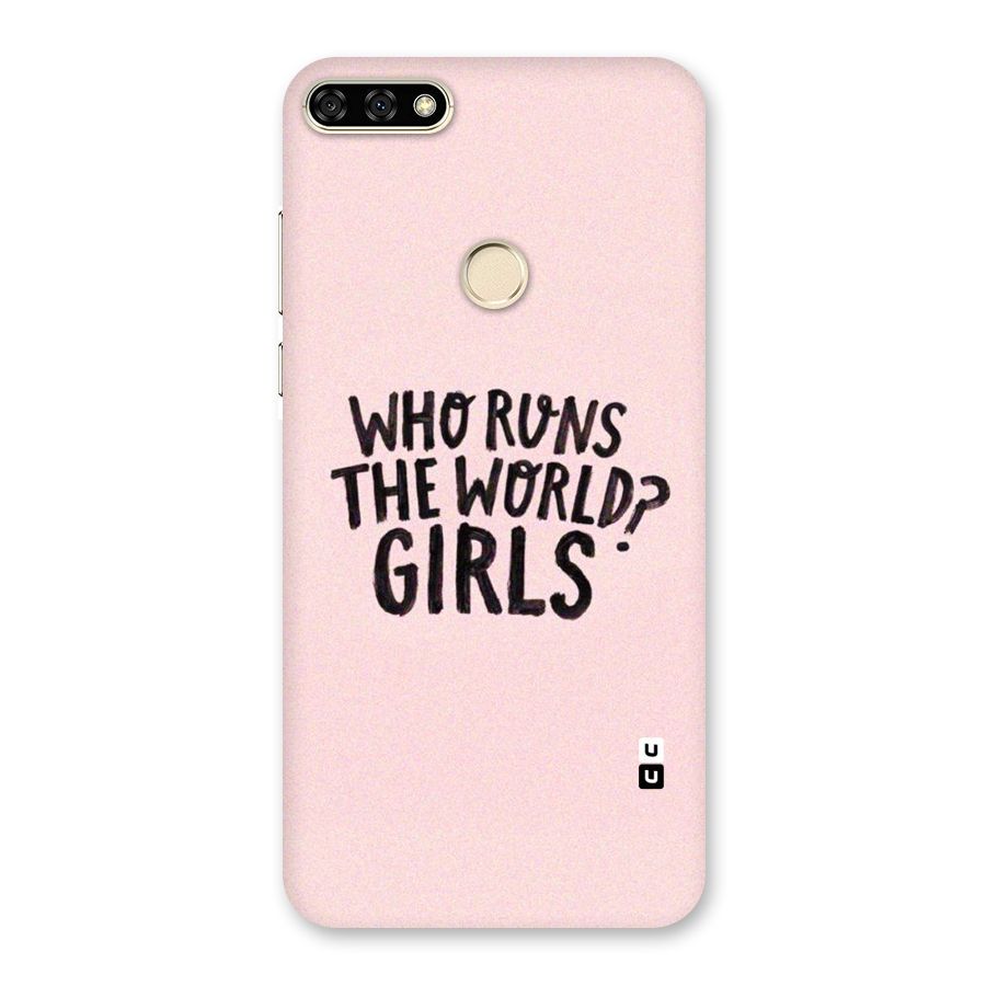 Girls World Back Case for Honor 7A