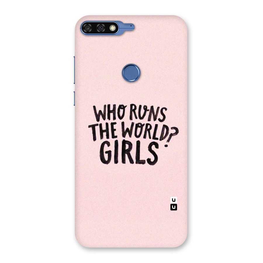 Girls World Back Case for Honor 7C