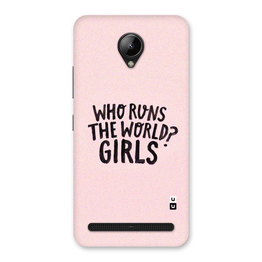 Girls World Back Case for Lenovo C2