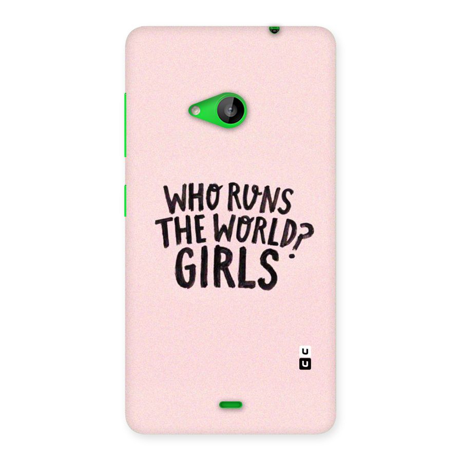 Girls World Back Case for Lumia 535