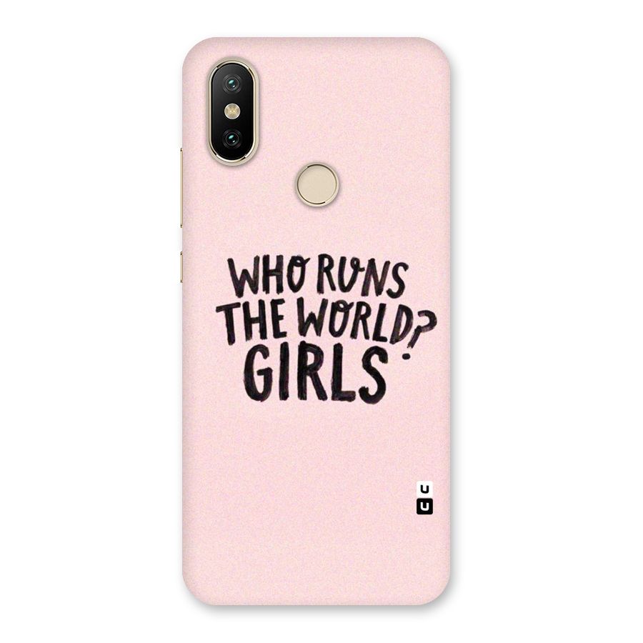 Girls World Back Case for Mi A2