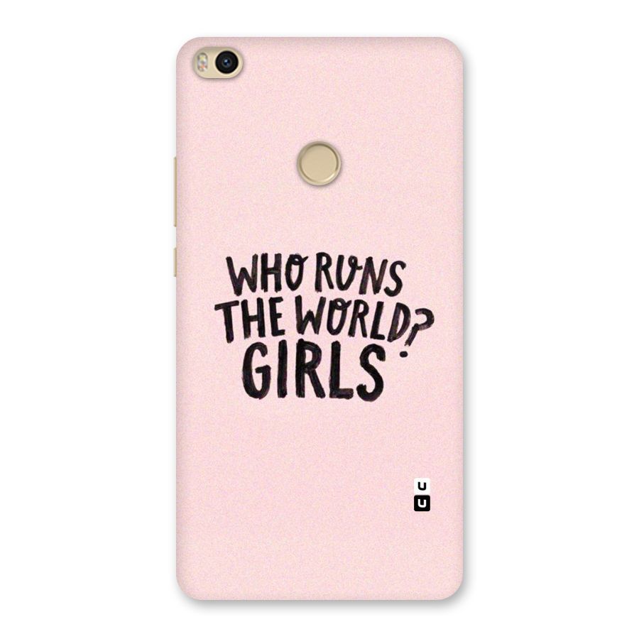 Girls World Back Case for Mi Max 2